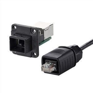 Rj45 Panel Mount ethernet waterproof connector