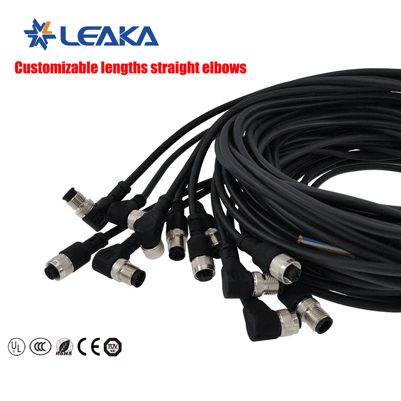 M12 Sensor Connector 4 Pin Screw Termination