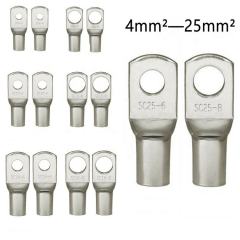 AWG Series Silver Plated Copper Terminal Bell-End Lug