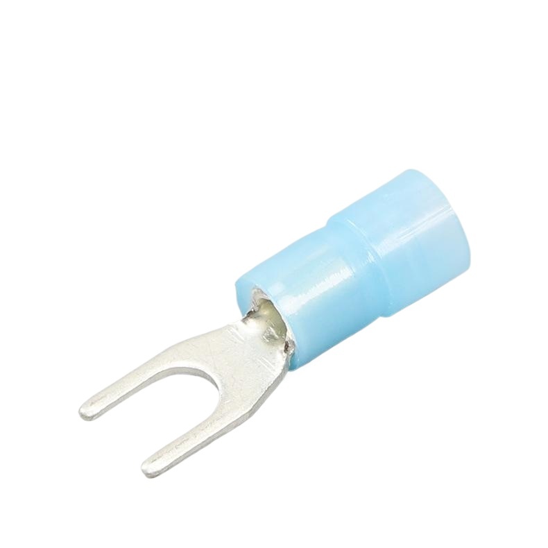 U-Type Fork Spade Wire Connector Crimp Terminal Nylon Insulated