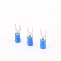 16-14AWG Electrical Insulated Copper Fork Lugs