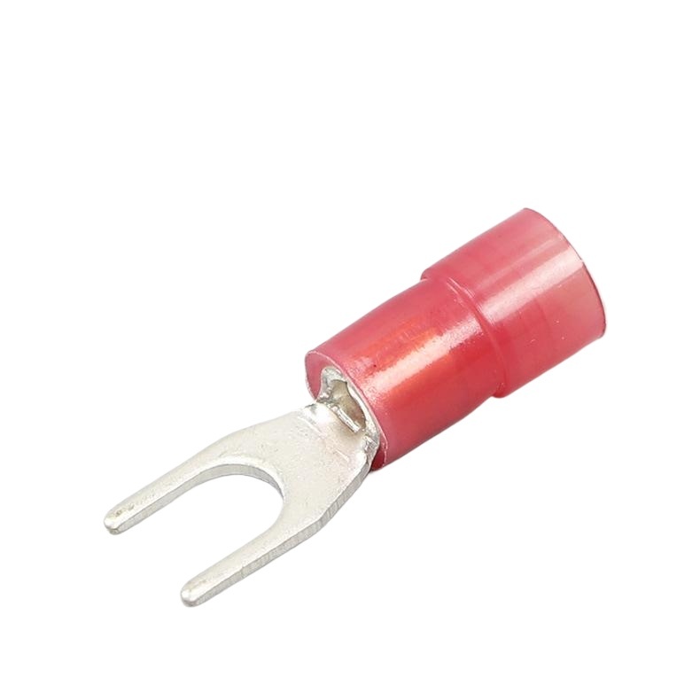 U-Type Fork Spade Wire Connector Crimp Terminal Nylon Insulated