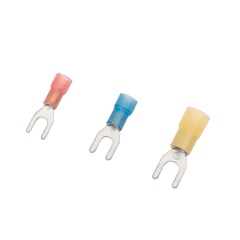 U-Type Fork Spade Wire Connector Crimp Terminal Nylon Insulated