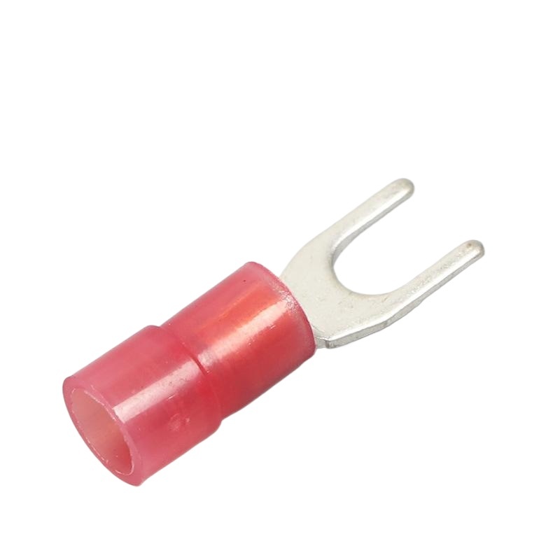 U-Type Fork Spade Wire Connector Crimp Terminal Nylon Insulated