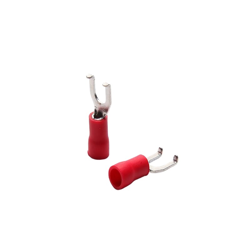 Plating Tin Insulated Flange Spade Fork Cable Lug Copper