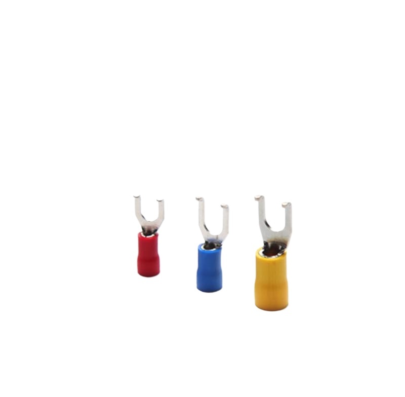 Plating Tin Insulated Flange Spade Fork Cable Lug Copper
