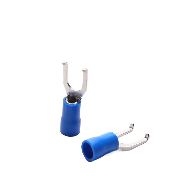 Plating Tin Insulated Flange Spade Fork Cable Lug Copper