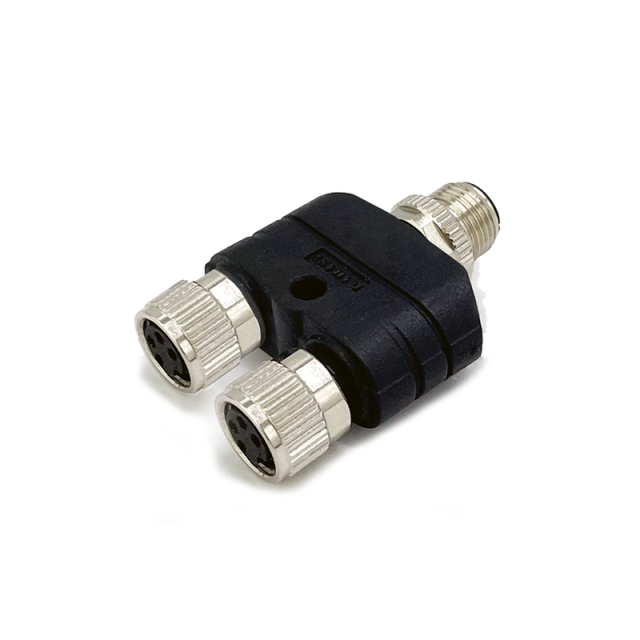 Y Shape M12 Electrical Connector