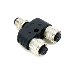 Y Shape M12 Electrical Connector
