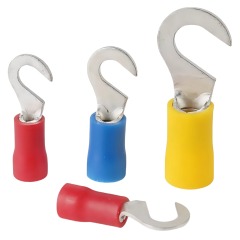 Copper Crimp Hook Terminals with Vinyl Insulated
