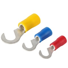 Copper Crimp Hook Terminals with Vinyl Insulated