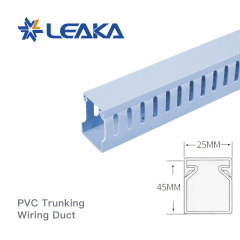 Flame Retardant PVC Trunking Cable Wiring Duct
