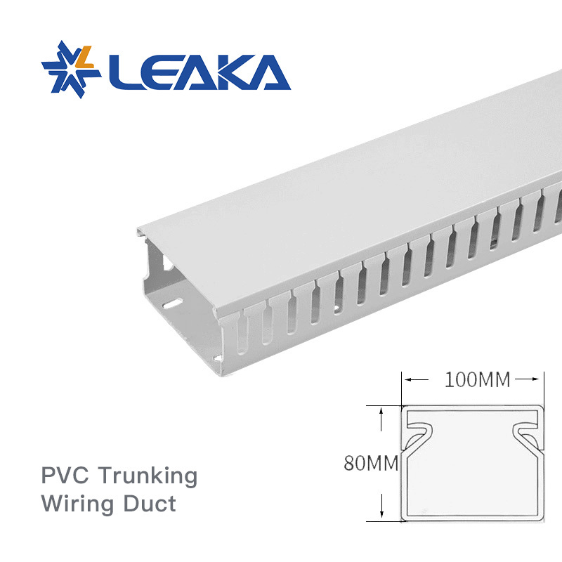Flame Retardant Slotted PVC Wire Duct