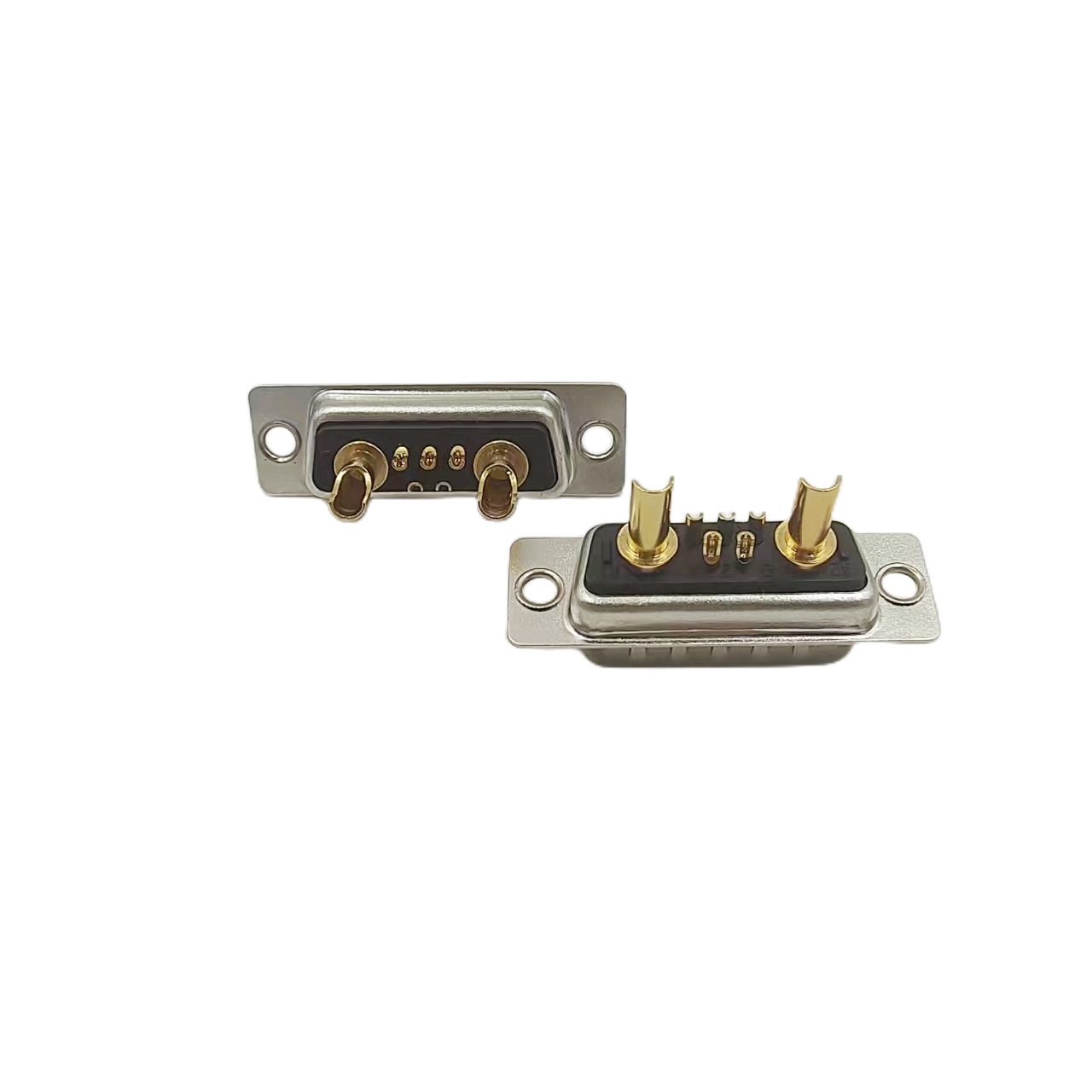 High Current 7W2 D-SUB Solder Connector Panel Mout Socket