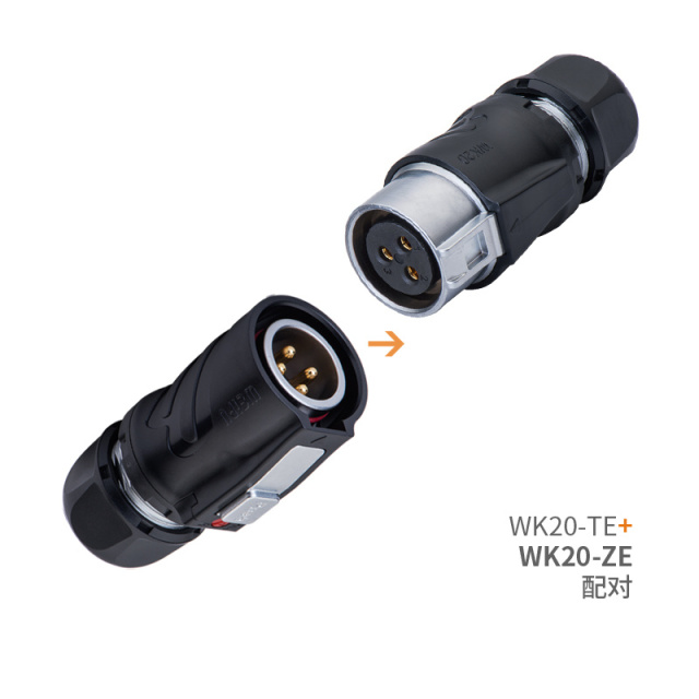 WEIPU WK20-ZE Connector IP68 Waterproof Female Plug