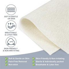 Alginate Dressing In Sheet, size 10 cm x 10 cm / 4"x 4", Advanced Wound Care Solution, Suitable for cuts and lacerations, Post Surgical Wounds