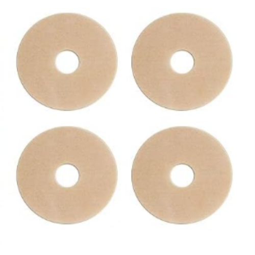 Silicone scar sheet - Breast kit, size 3.94 cm x 9.45 cm, color brown, scar care solution