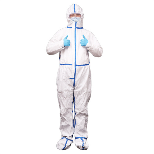Medical Protective Coverall With Shoe Cover-size 165 cm-for Healthcare & Lab Use