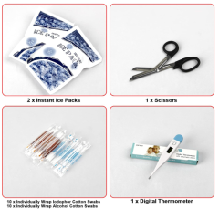 First Aid Kit Portable Red Camping