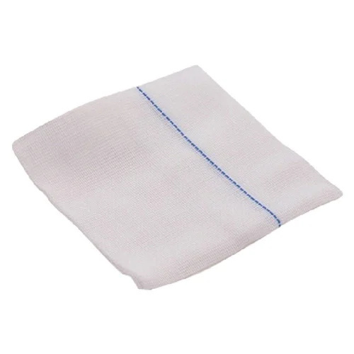Absorbent gauze block-Size 8 cm x 8 cm x 8 ply-Absorbs fluids and body fluids easily