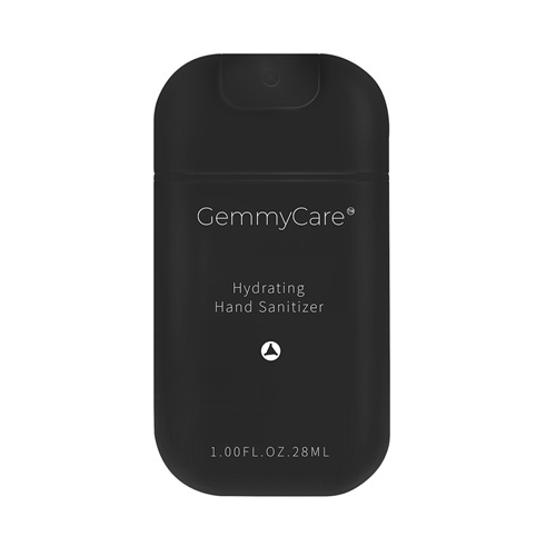 White Hand-free Spray Card Hand Sanitizer-Volume 30mL-Flat spray bottle, card type, fine mist plastic bottle, portable, small moisturizing container, suitable for perfume, disinfectant, hand spray, liquid.