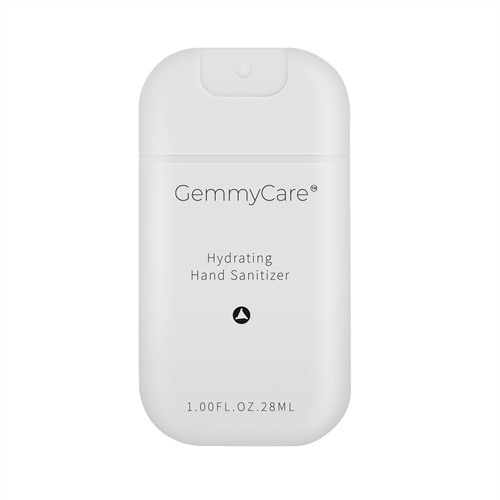 White Hand-free Spray Card Hand Sanitizer-Volume 30mL-Flat spray bottle, card type, fine mist plastic bottle, portable, small moisturizing container, suitable for perfume, disinfectant, hand spray, liquid.