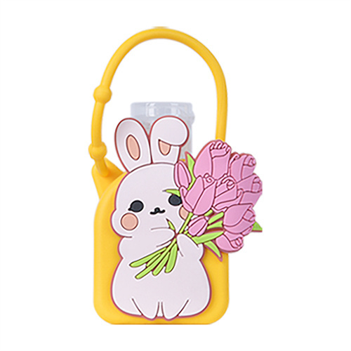 Alcohol Disinfection Gel With Cute Rabbit Silicone Holder-Volume 29 ml-Clean Scent, Attractive and adorable