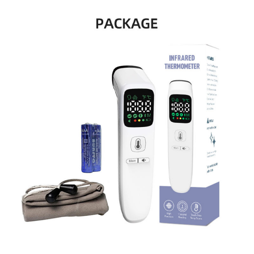 Digital Infrared Body Thermometer-Fever Alarm & Silent Mode, 2 in 1 Forehead & Object Mode