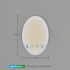 Foot patch hydrocolloid- Oval shape-M size-37mmx55mm-Blister bandage