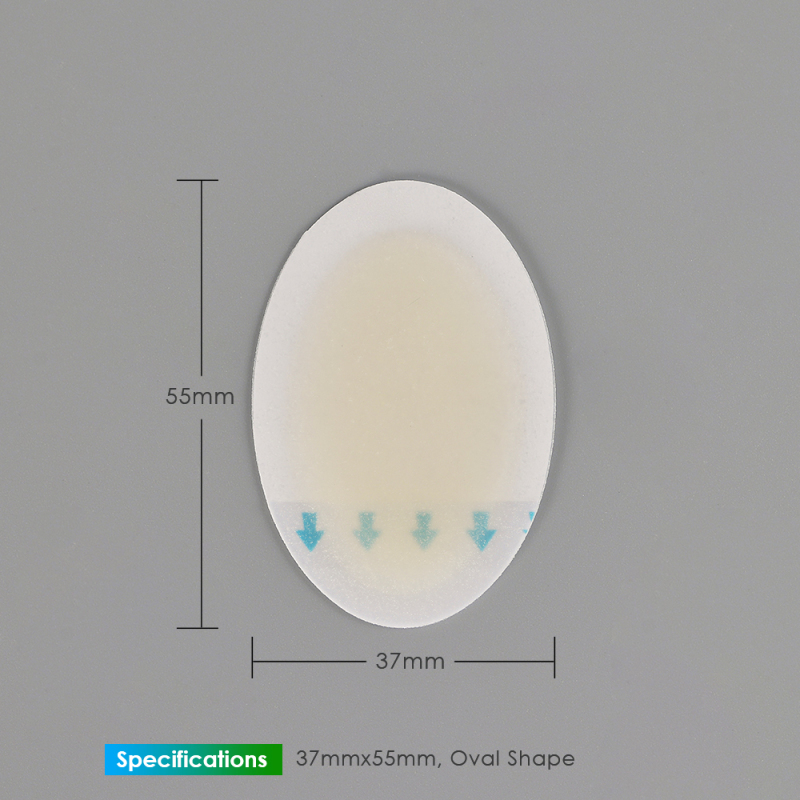 Foot patch hydrocolloid- Oval shape-M size-37mmx55mm-Blister bandage