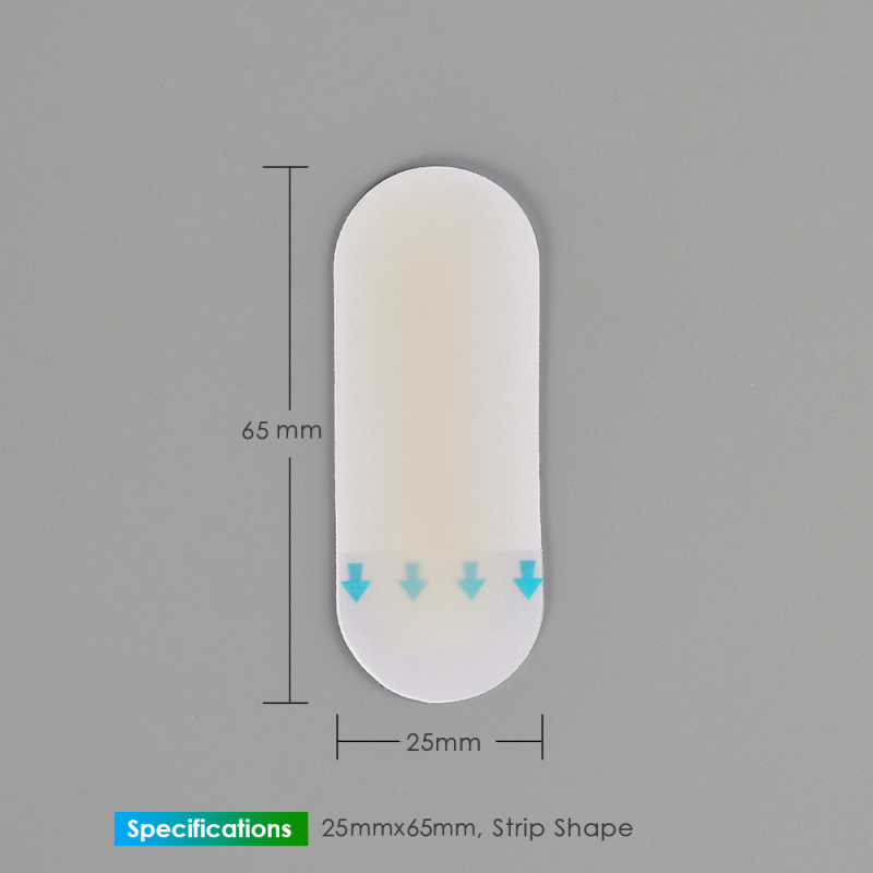 Foot patch hydrocolloid-Strip shape-L size-25mmx65mm-Blister bandage