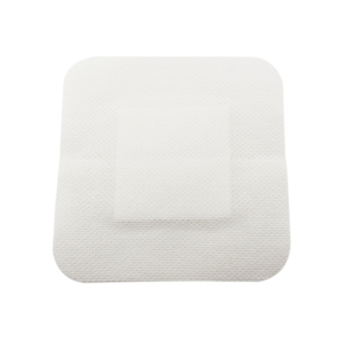 Medical non-woven dressing with pad-Non-Size 6 x 7 cm-with Absorbent pad
