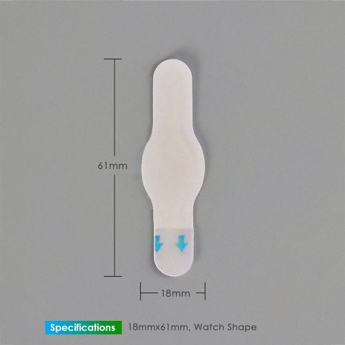 Foot patch hydrocolloid-Watch shape-M size-18mmx61mm-Blister bandage