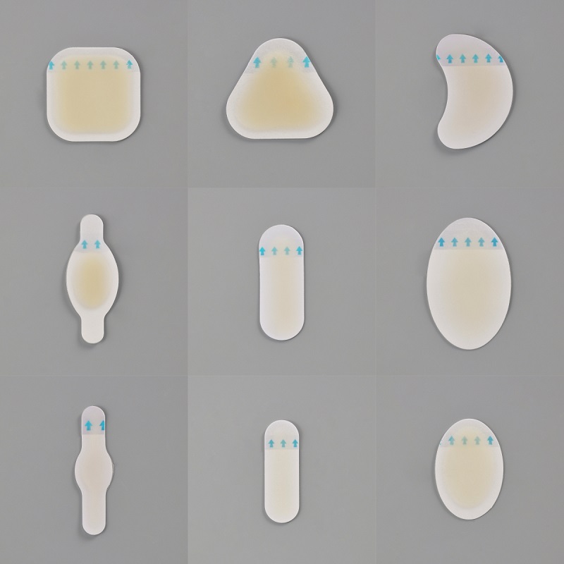 Foot patch hydrocolloid-Watch shape-L size-28mmx69mm-Blister bandage