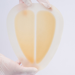Sacral hydrocolloid dressing, size 15 cm x 18 cm, aesidhve bordered hydrocolloid bandage
