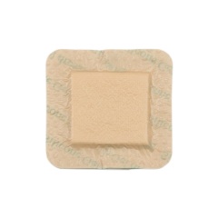 Silicone Self-Adhesive Foam Dressings With Border, Size 5 cm x 5 cm / 2'' x 2'', Advanced Wound Care Solution