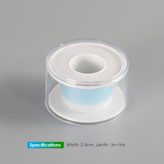 Silicone scar tape roll, size Width 2.5 cm, Lenth 1 m~5 m, color blue, scar care solution