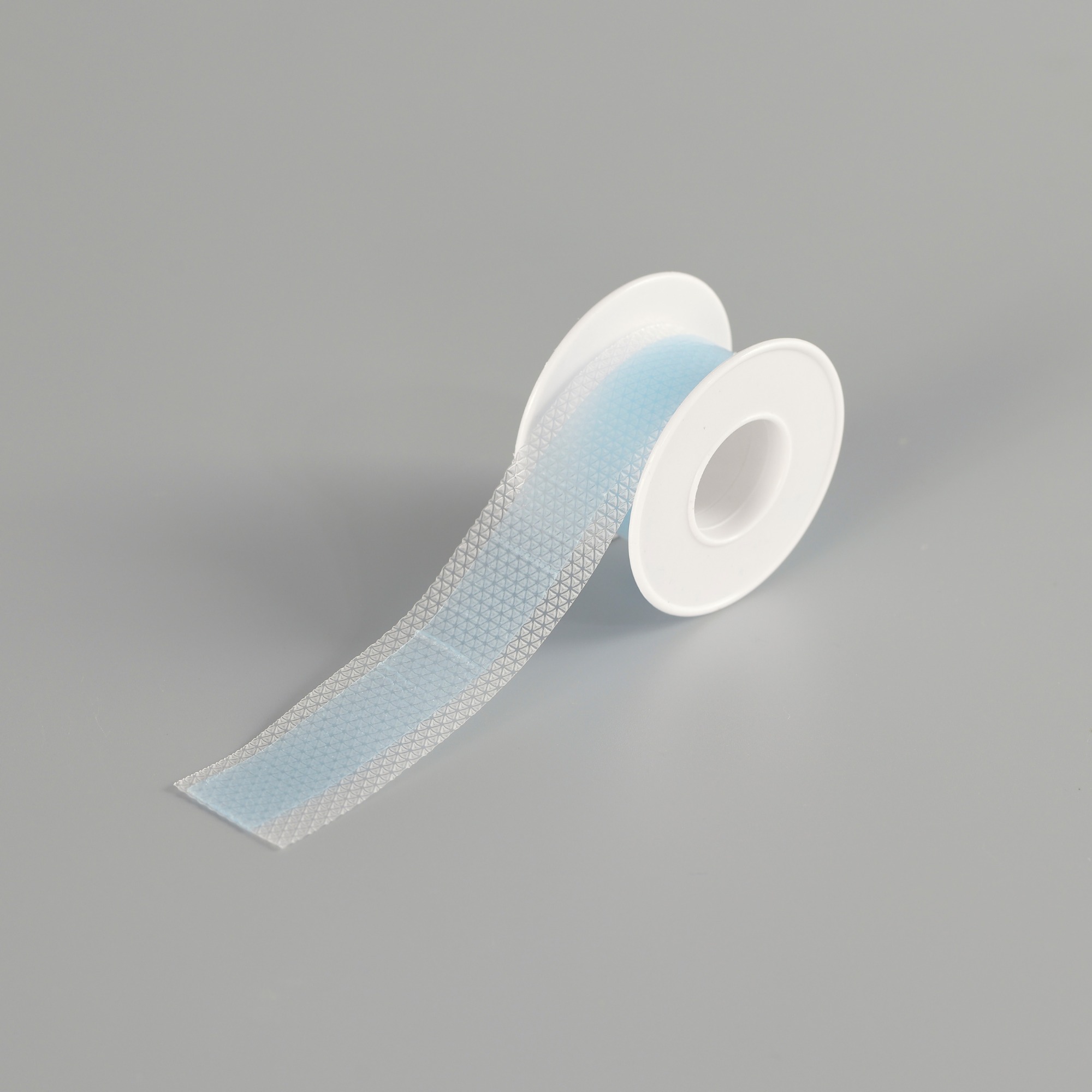 Silicone scar tape roll, size Width 2.5 cm, Lenth 1 m~5 m, color blue, scar care solution