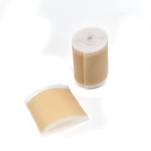 Silicone scar tape roll, size Width 5 cm, Lenth 1 m~5 m, color brown, scar care solution
