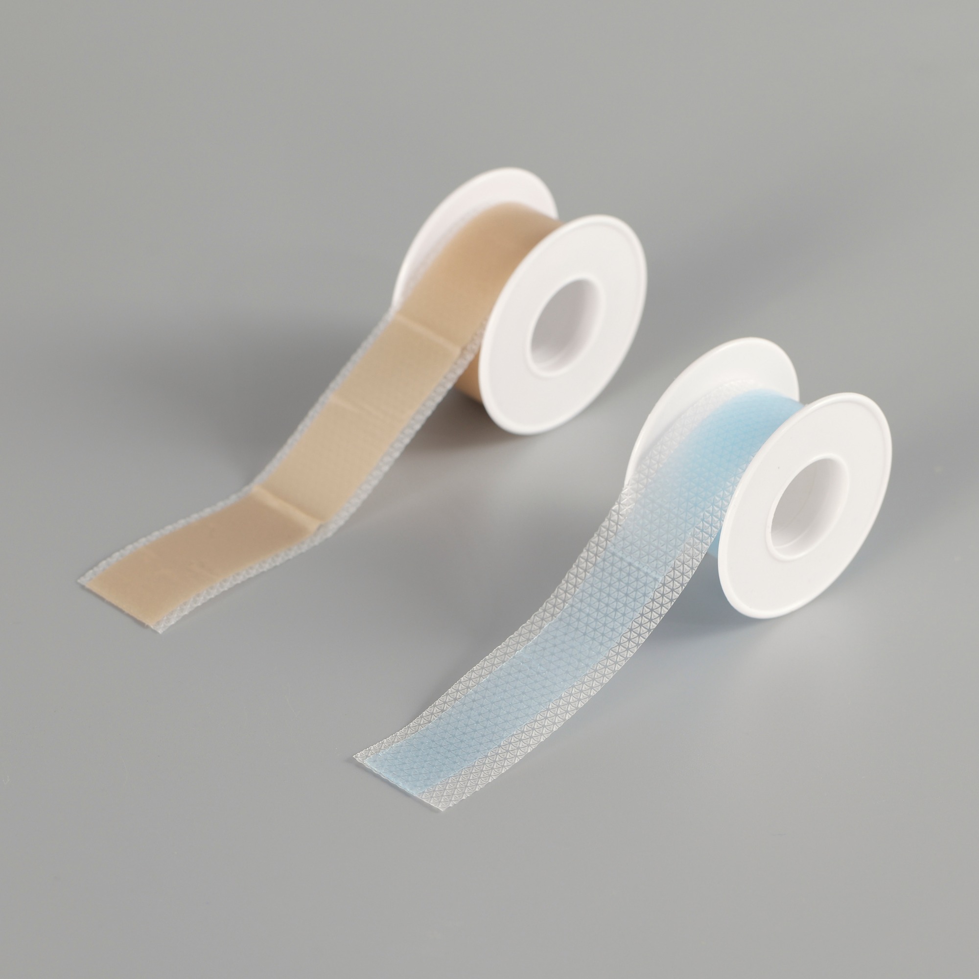 Silicone scar tape roll, size Width 2.5 cm, Lenth 1 m~5 m, color blue, scar care solution