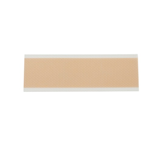Silicone scar sheet, size 3 cm X 12 cm, color brown, scar care solution