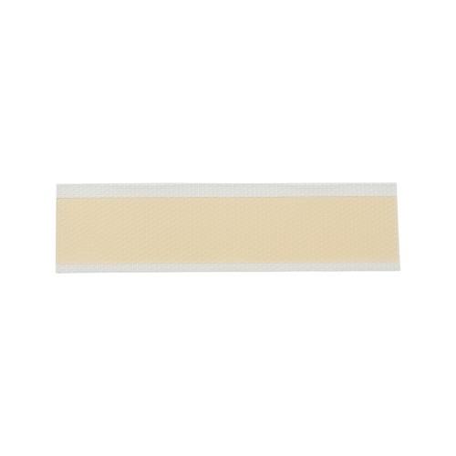 Silicone scar sheet, size 3.5 cm X 17 cm, color faint yellow, scar care solution