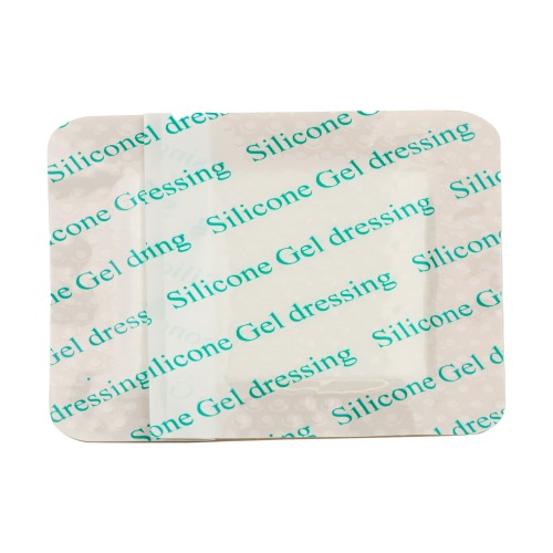 Silicone Foam Dressing With Border, Size 10 cm x 25 cm / 4"x10", Advanced Wound Care Solution