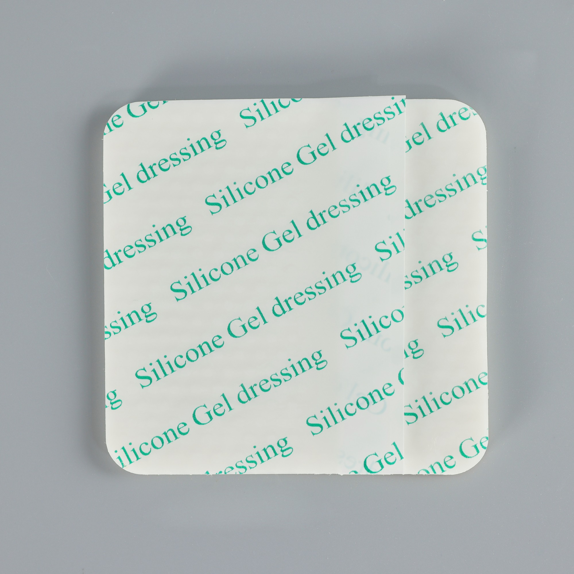 Silicone Adhesive Foam Dressing without Border， Size 18 cm x 18 cm / 7'' x 7'', Advanced Wound Care Solution