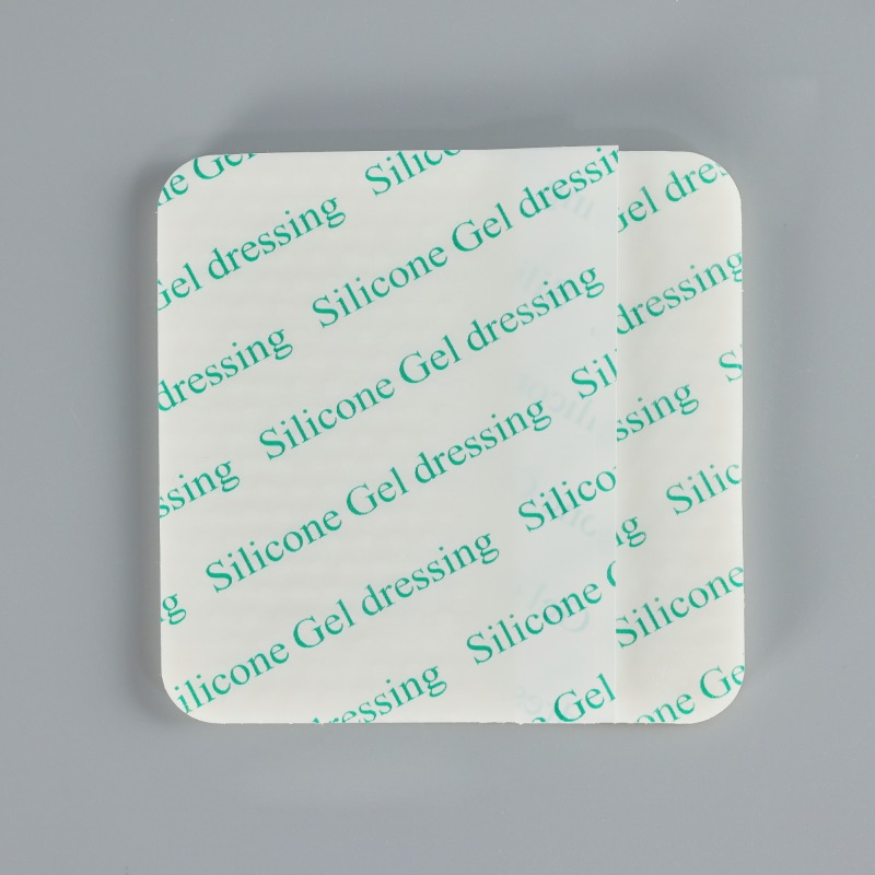 Silicone Adhesive Foam Dressing without Border， Size 18 cm x 18 cm / 7'' x 7'', Advanced Wound Care Solution