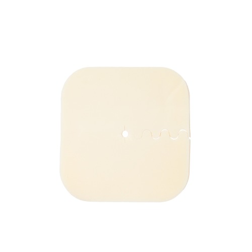 Tracheostomy Foam Dressing With Key-Hole Opening, size 7.5 cm x 7.5 cm/ 3"x 3",Advanced Wound Care Solution, Comfortable Healing for Wounds