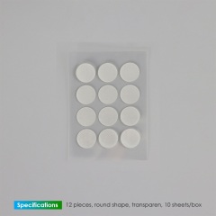 Acne patch-Transparent-Round sticker-12 pieces-Hydrocolloid acne patch
