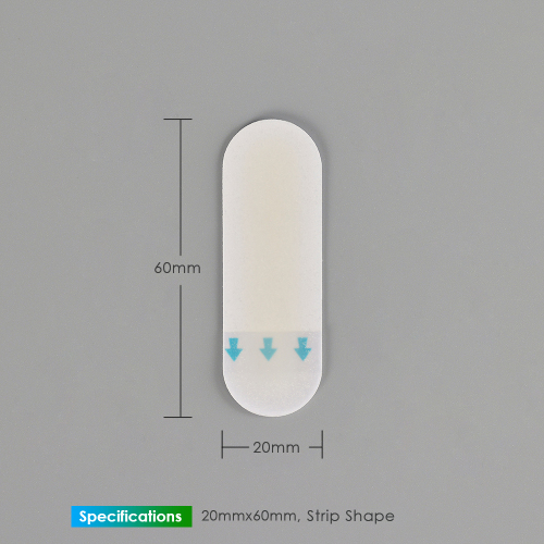 Foot patch hydrocolloid-Strip shape-M size-20mmx60mm-Blister bandage