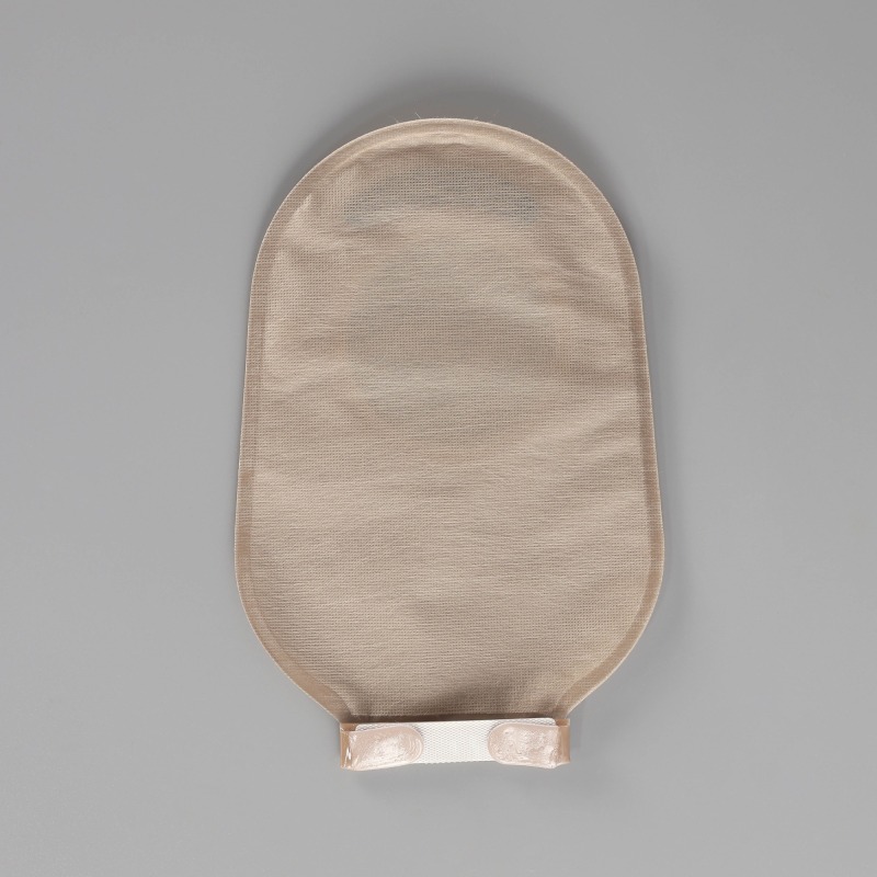 Two-piece Drainable Ostomy Pouch-Velcro strip-PET backing-Secure and Comfortable Stoma Care