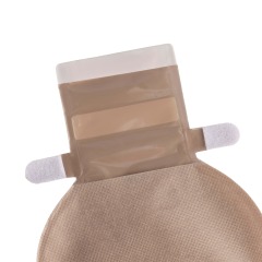 One-piece Drainable Ostomy pouch-Velcro-Double ring adhesive-paper backing-Secure and Comfortable Stoma Care